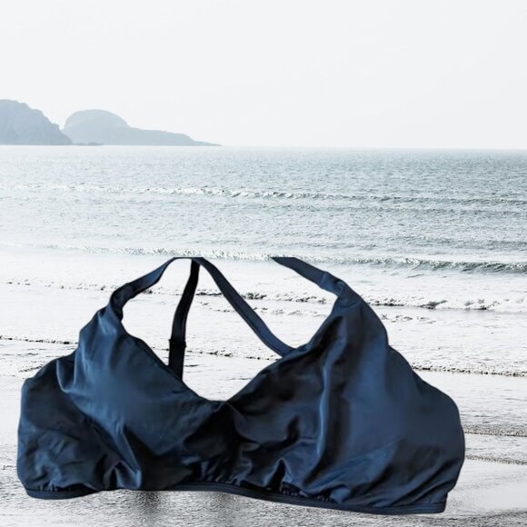 Andie Swim The Valencia Top Black Eco Nylon Size XXL - Picture 6 of 14